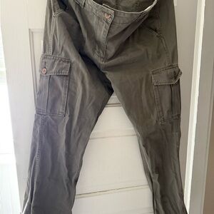 Calvin Klein Jeans Green Straight Leg Pants